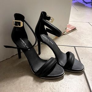 Kenneth Cole Brooke Ankle Strap black heels